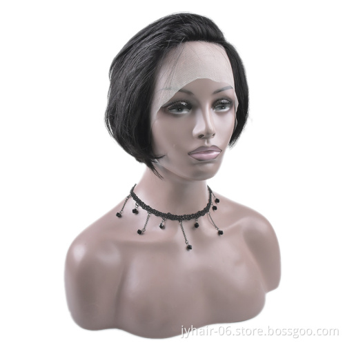 Wholeslae Factory Price Short Pixie Cut  Wig Human Hair Lace Wigs For Black Woman
